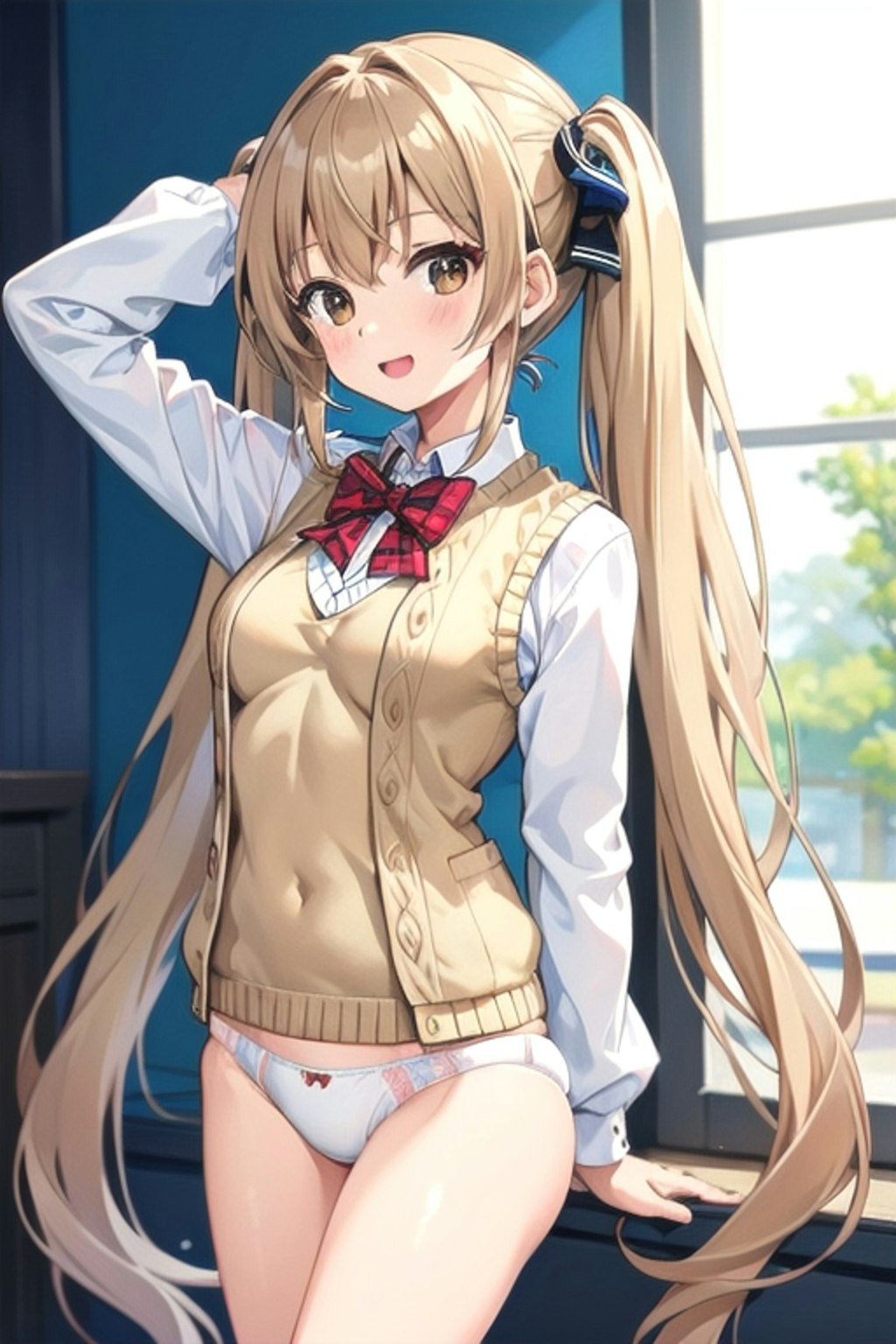 School twintails girl