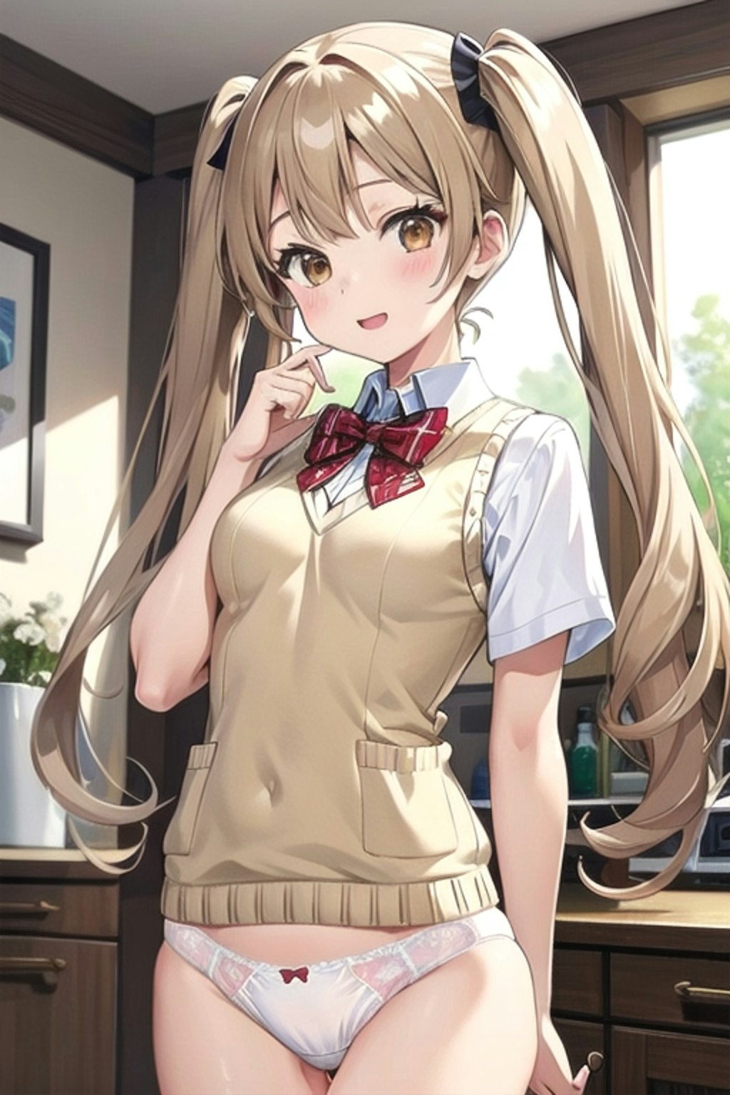 School twintails girl