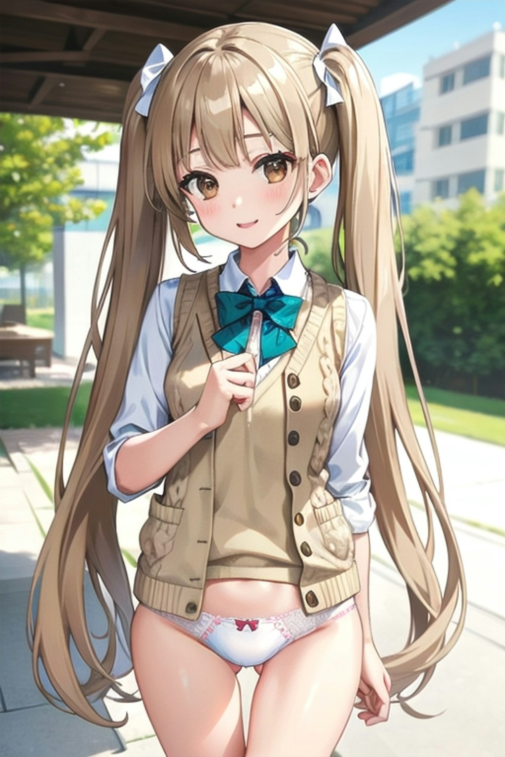 School twintails girl