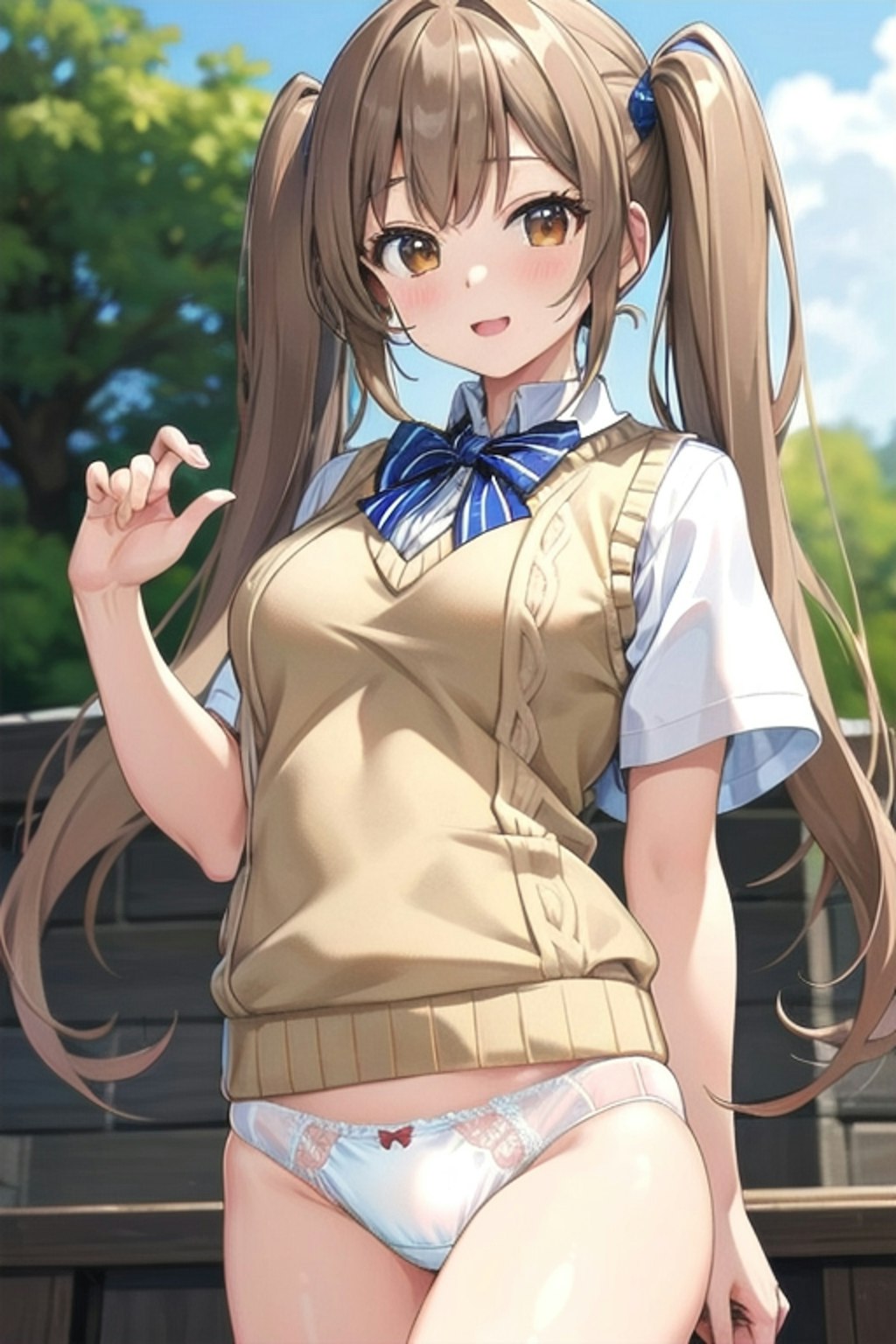 School twintails girl