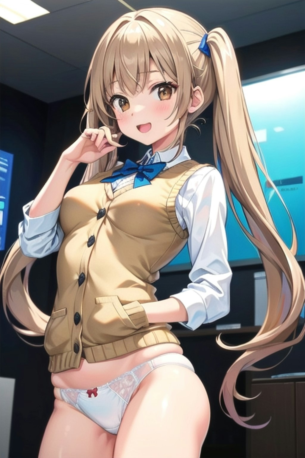 School twintails girl