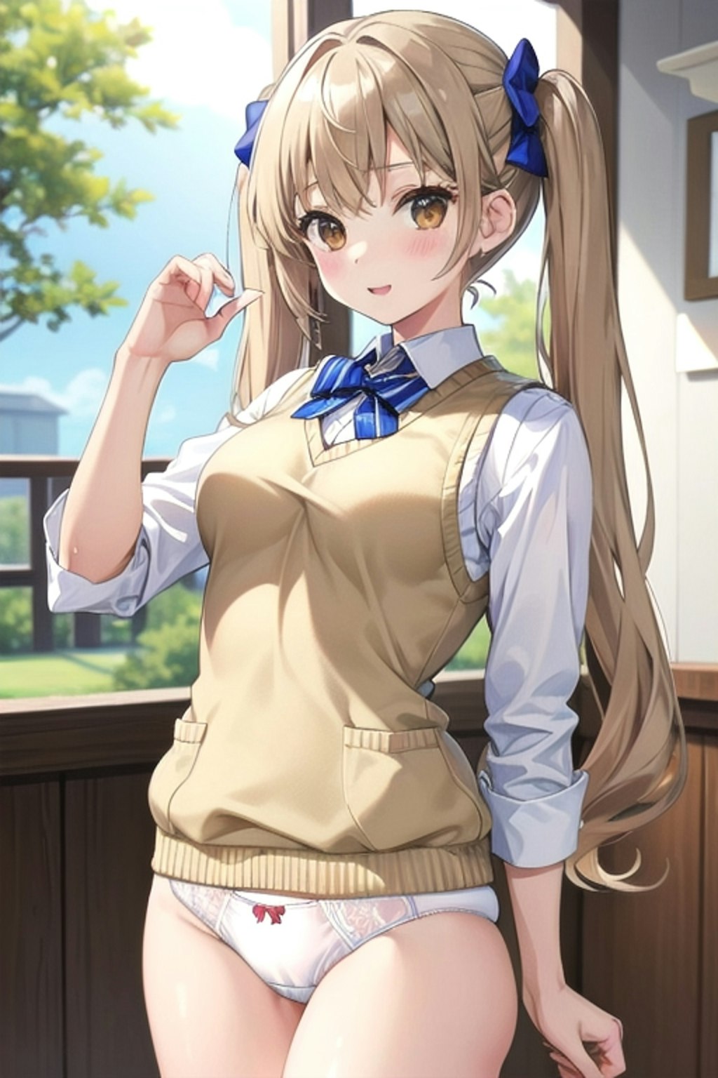 School twintails girl