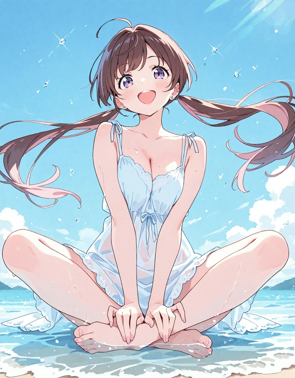 海だよー！