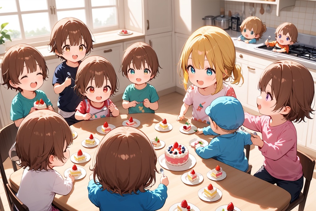 本日はデコレーションケーキの日。