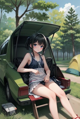 camping Girl