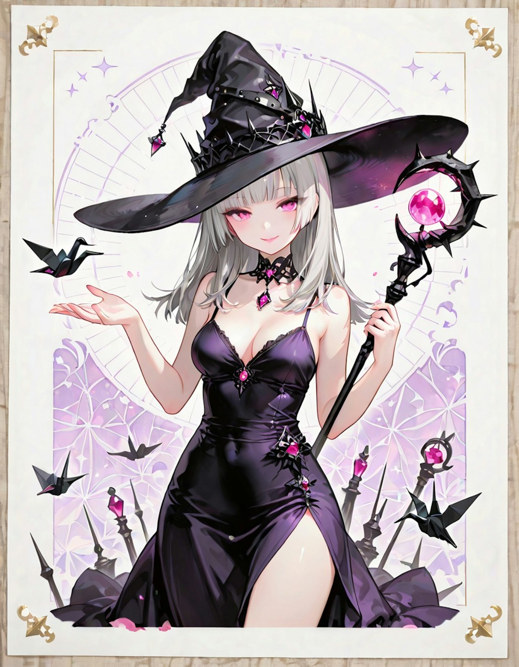 折り紙魔法🪄　　の絵