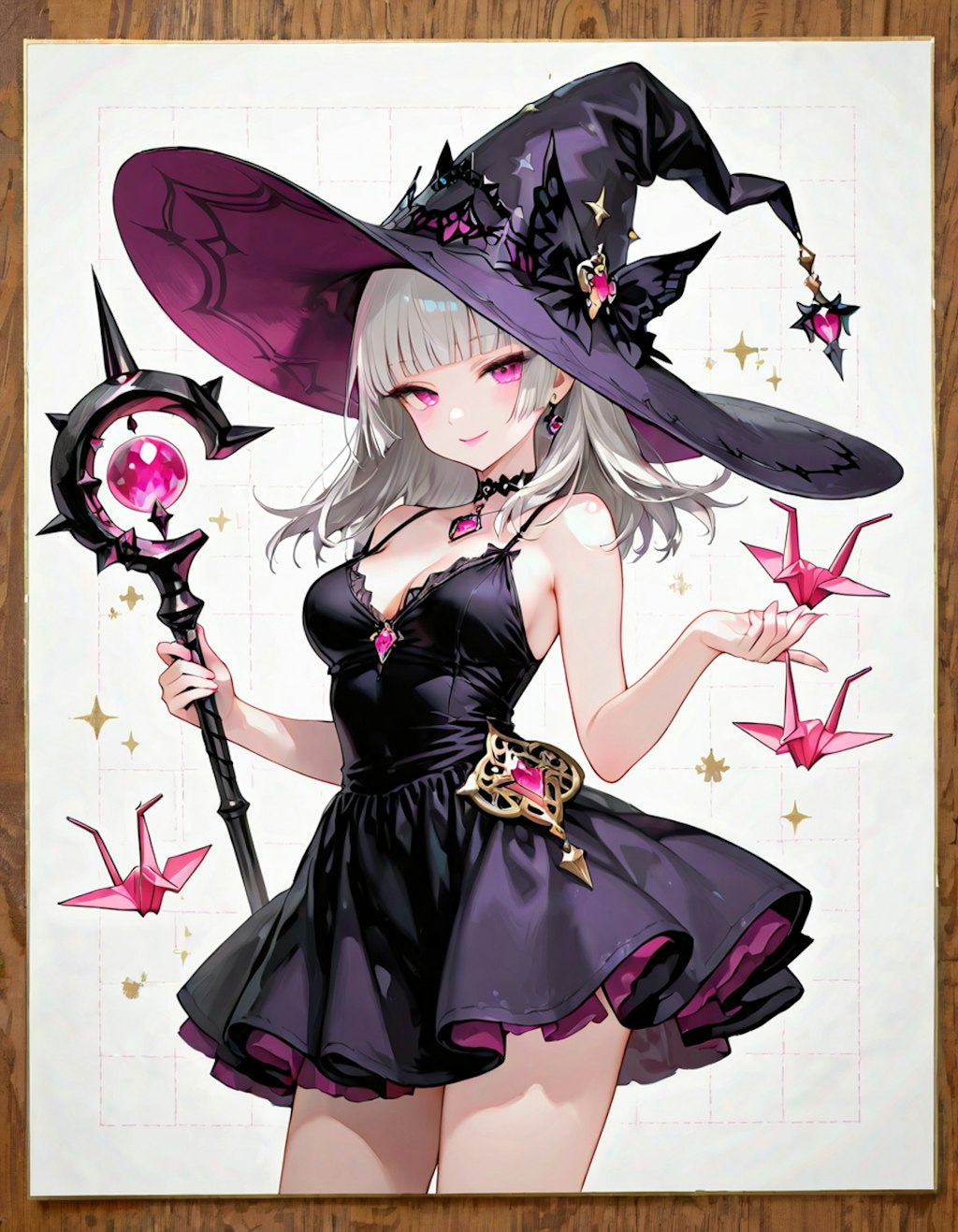 折り紙魔法🪄　　の絵