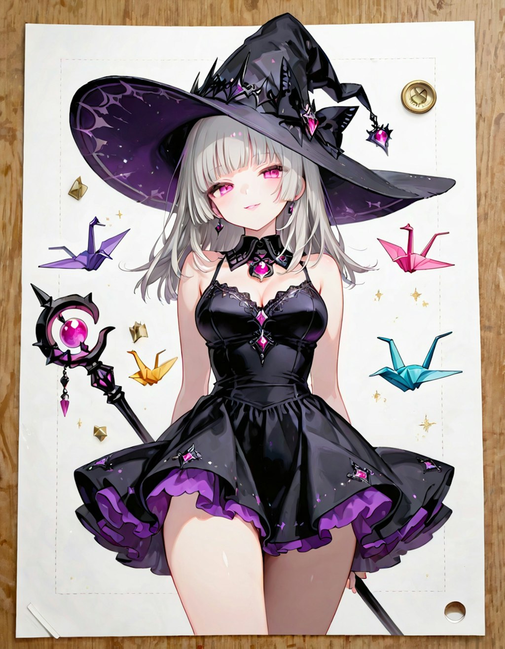 折り紙魔法🪄　　の絵