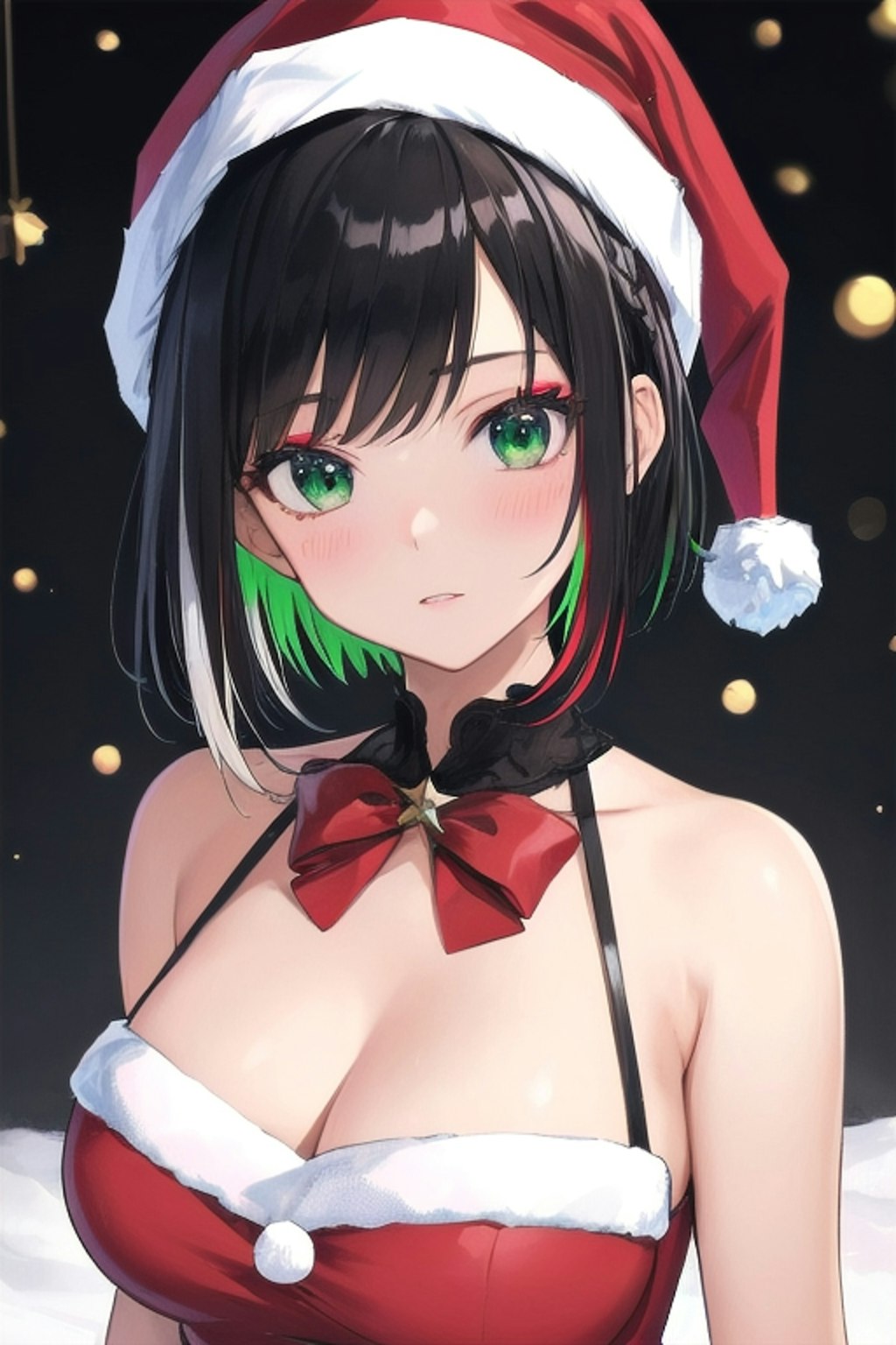 うちの娘達のサンタコス🎅