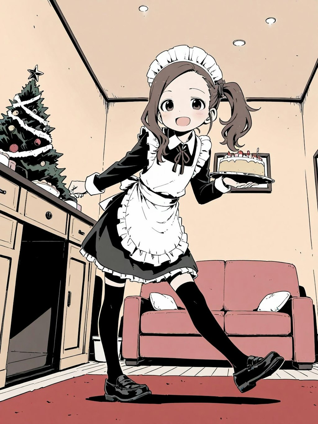 メイド服とクリスマス