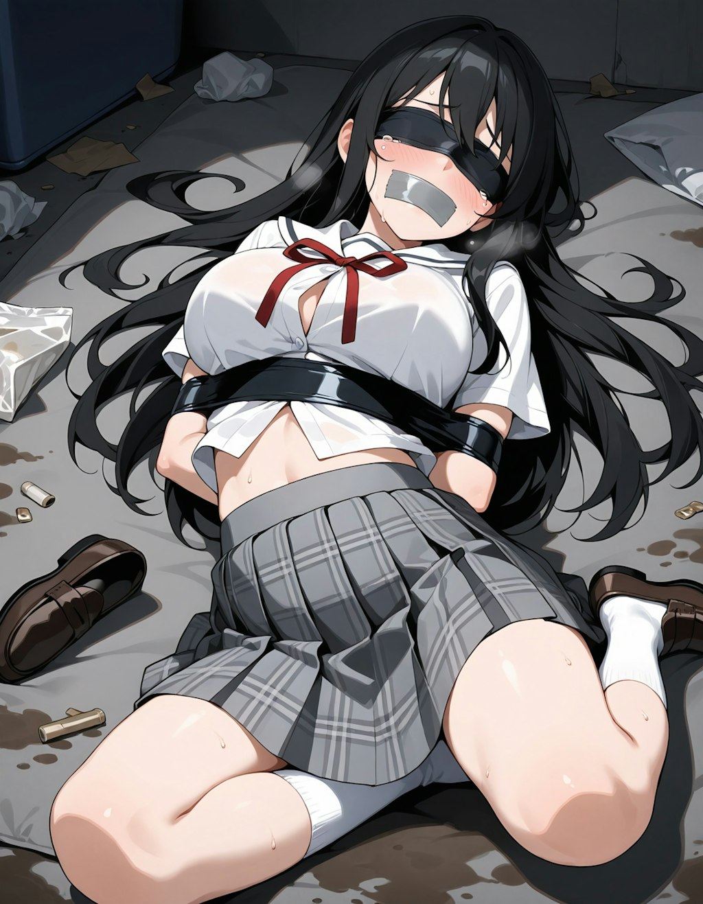 テープ縛り