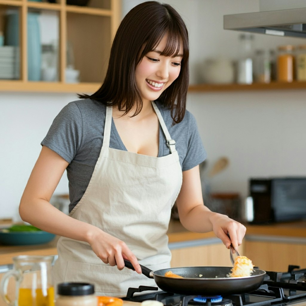 ただいま料理中❣️