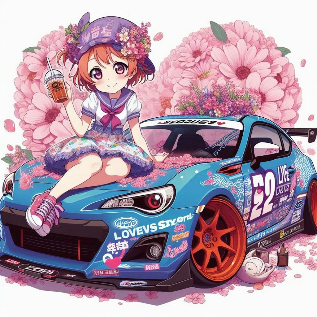 スバルBRZラブライブ痛車