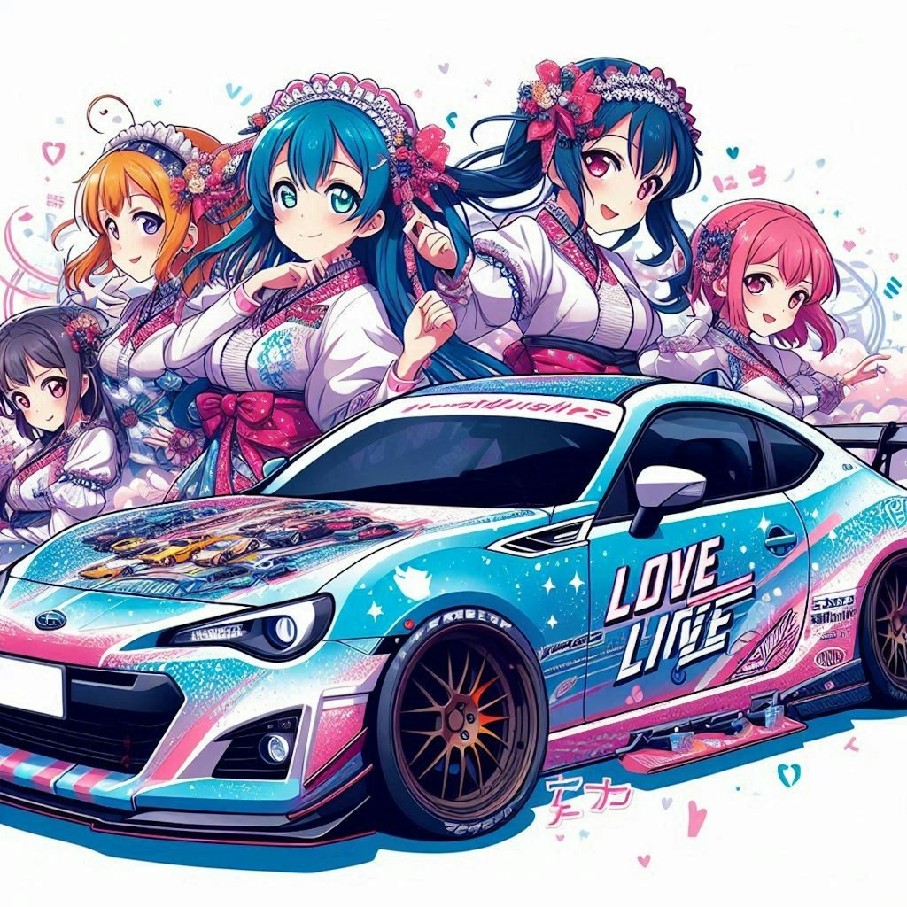 スバルBRZラブライブ痛車