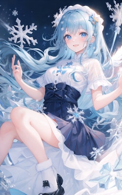 氷上の天使⭐️ Crystal of snow