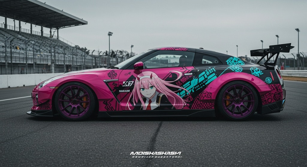 アニメ痛車GT-R