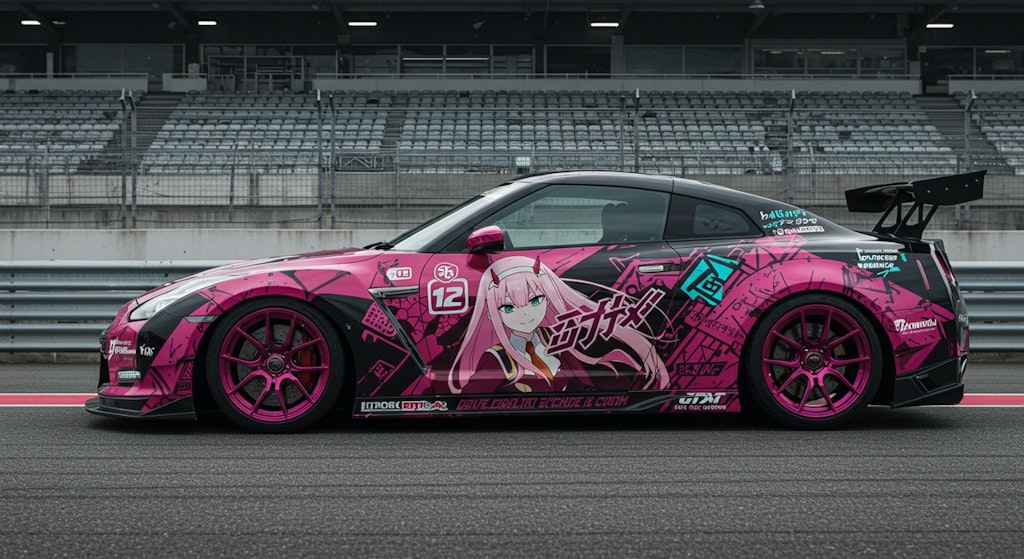 アニメ痛車GT-R