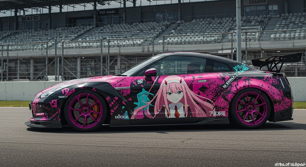 アニメ痛車GT-R