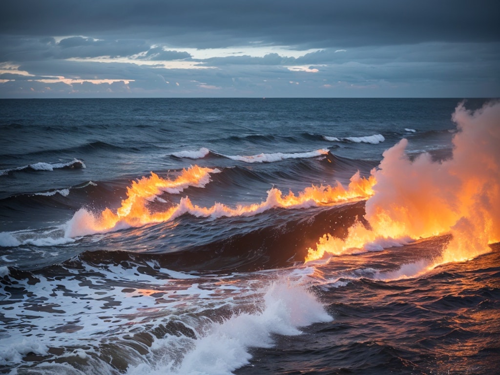 海奇現象「海の火」