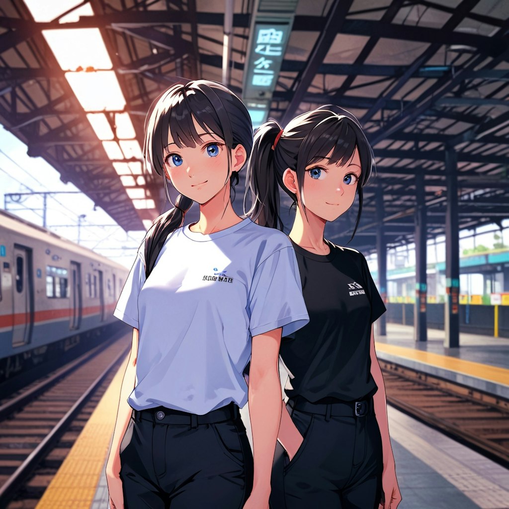 駅で見かけた女の子