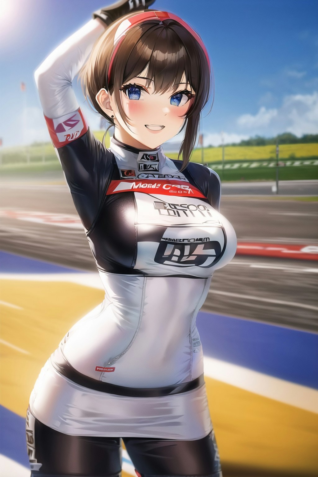 そのまんまレースクイーン　本当にそのまんま！