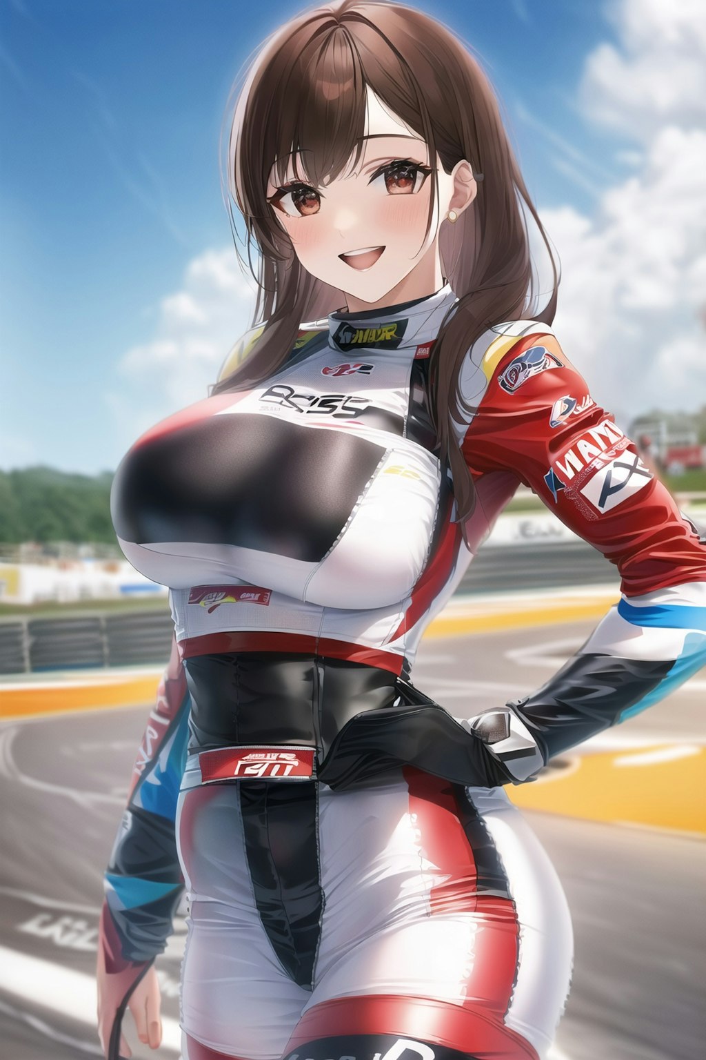 そのまんまレースクイーン　本当にそのまんま！