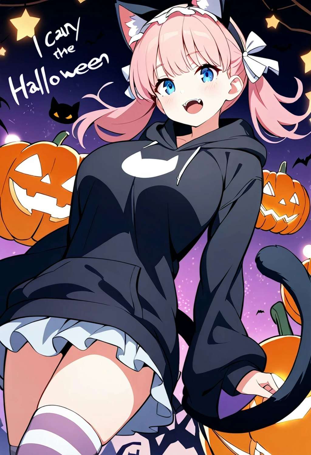 ハロウィンを楽しむ女の子