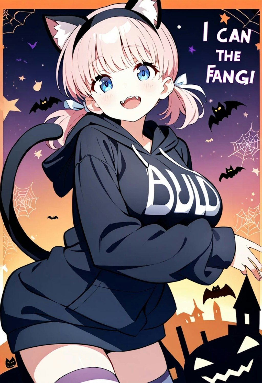 ハロウィンを楽しむ女の子