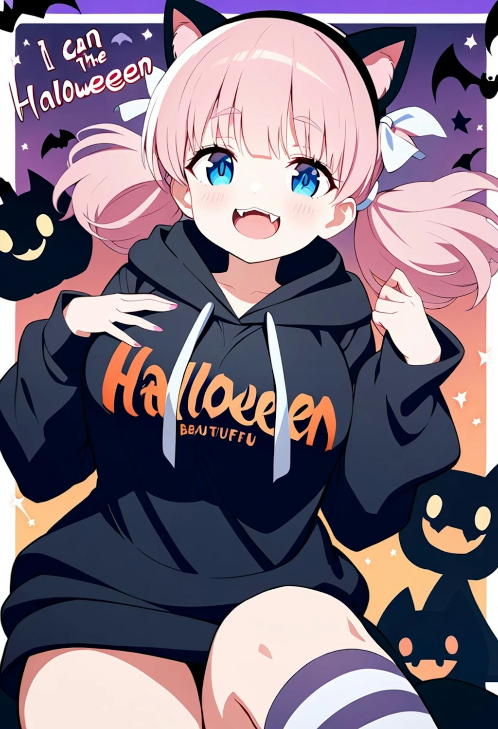 ハロウィンを楽しむ女の子