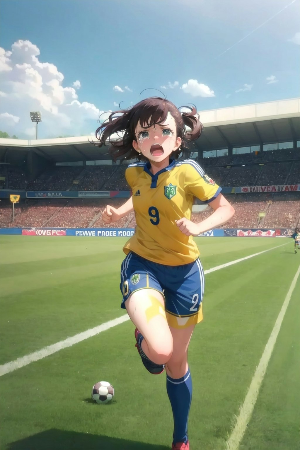 サッカー少女