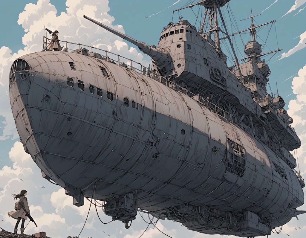 空中戦艦　あらわる