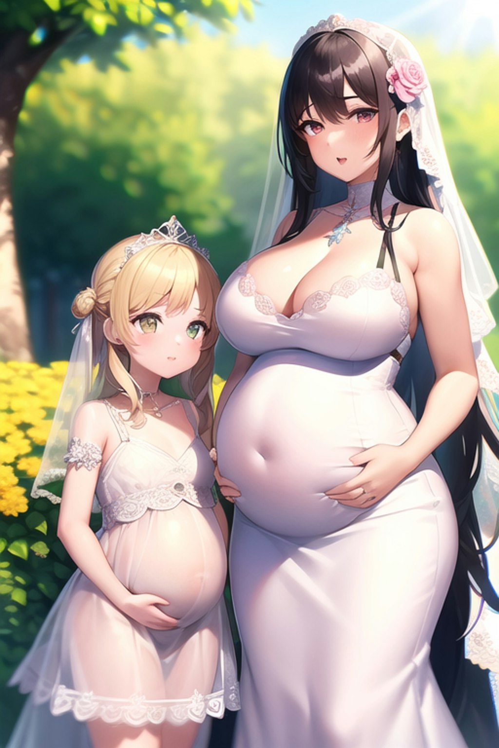 花嫁妊婦