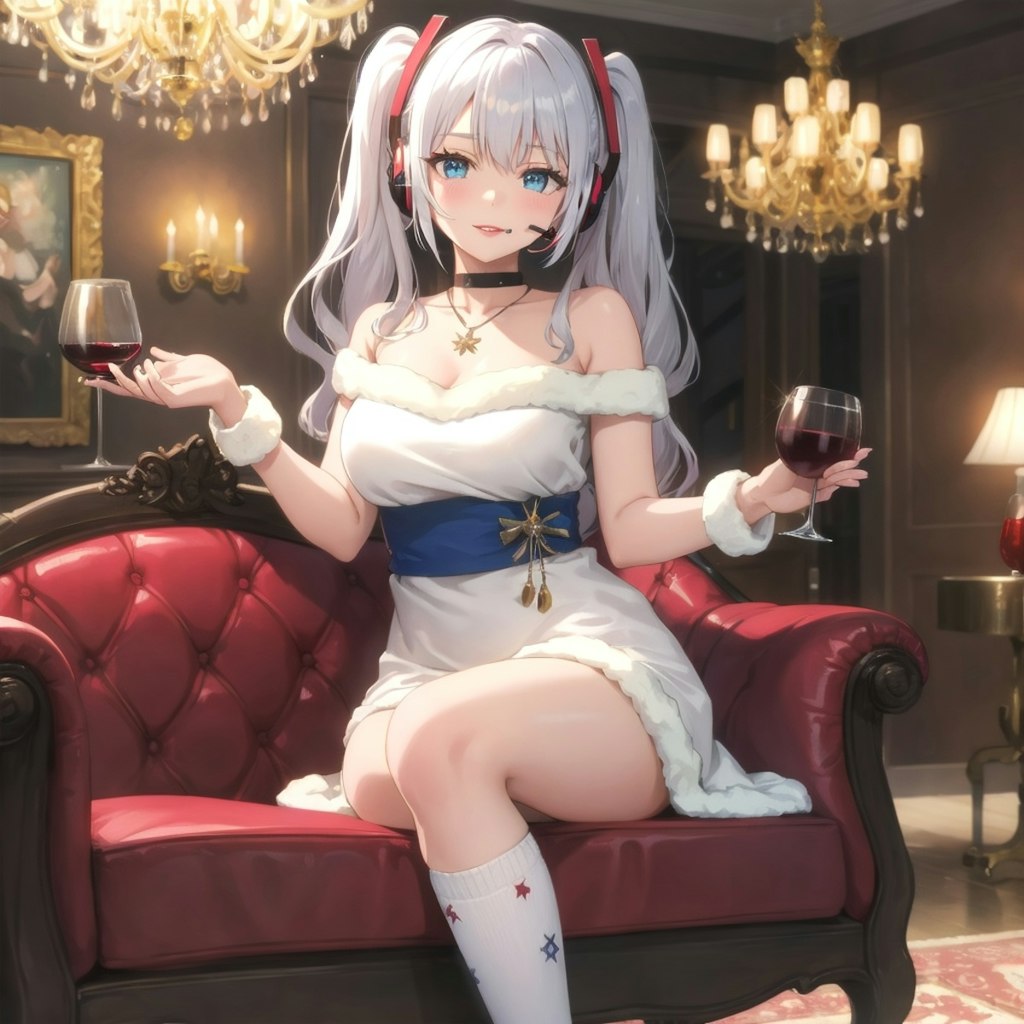 雪女と赤ワイン🍷