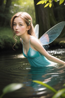 森の泉の妖精さん (ani2real)
