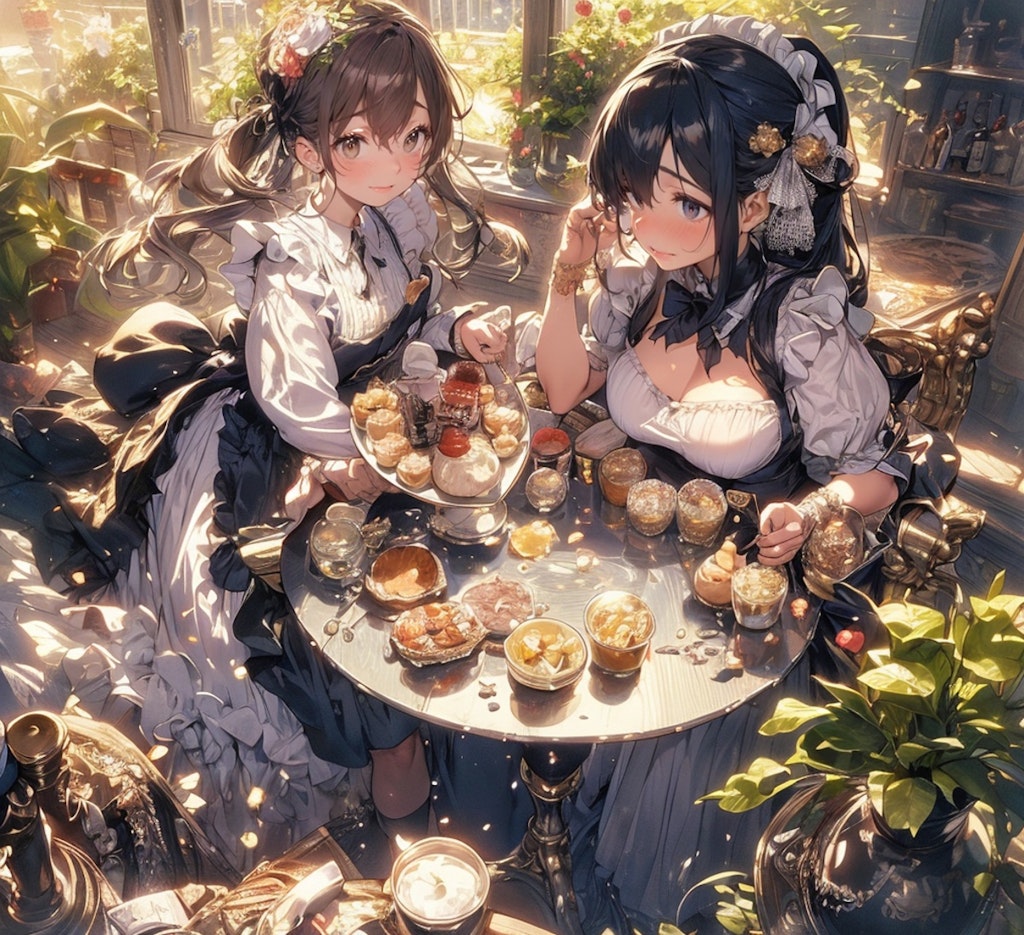 メイドさんのお茶会