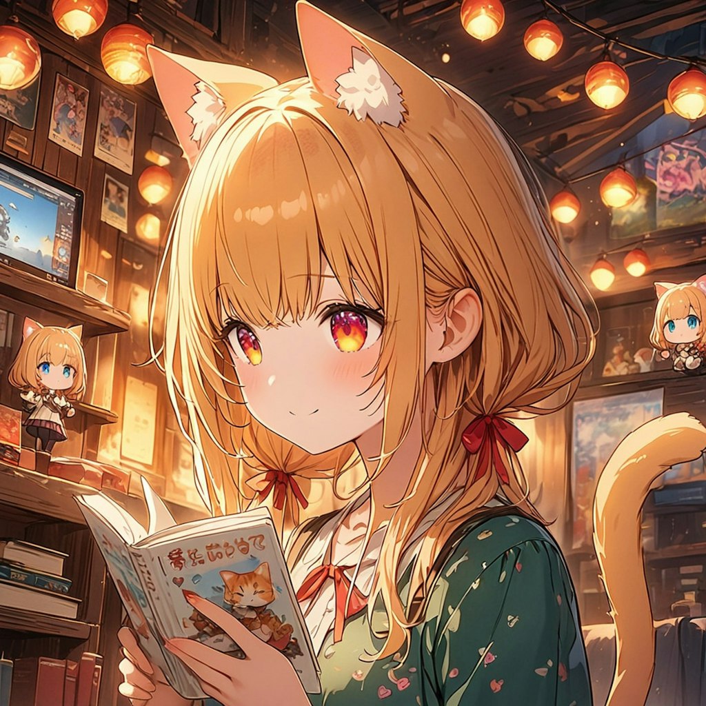 読書なう！(ニャウ♪。