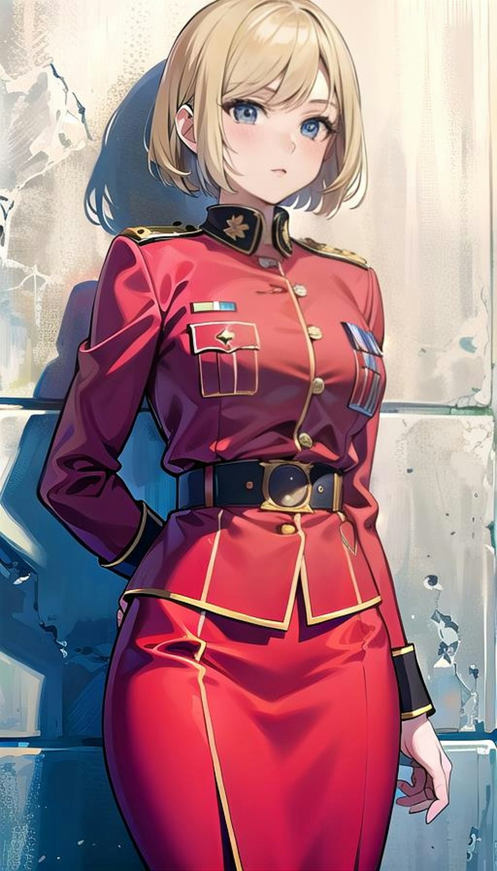 軍服金髪少女