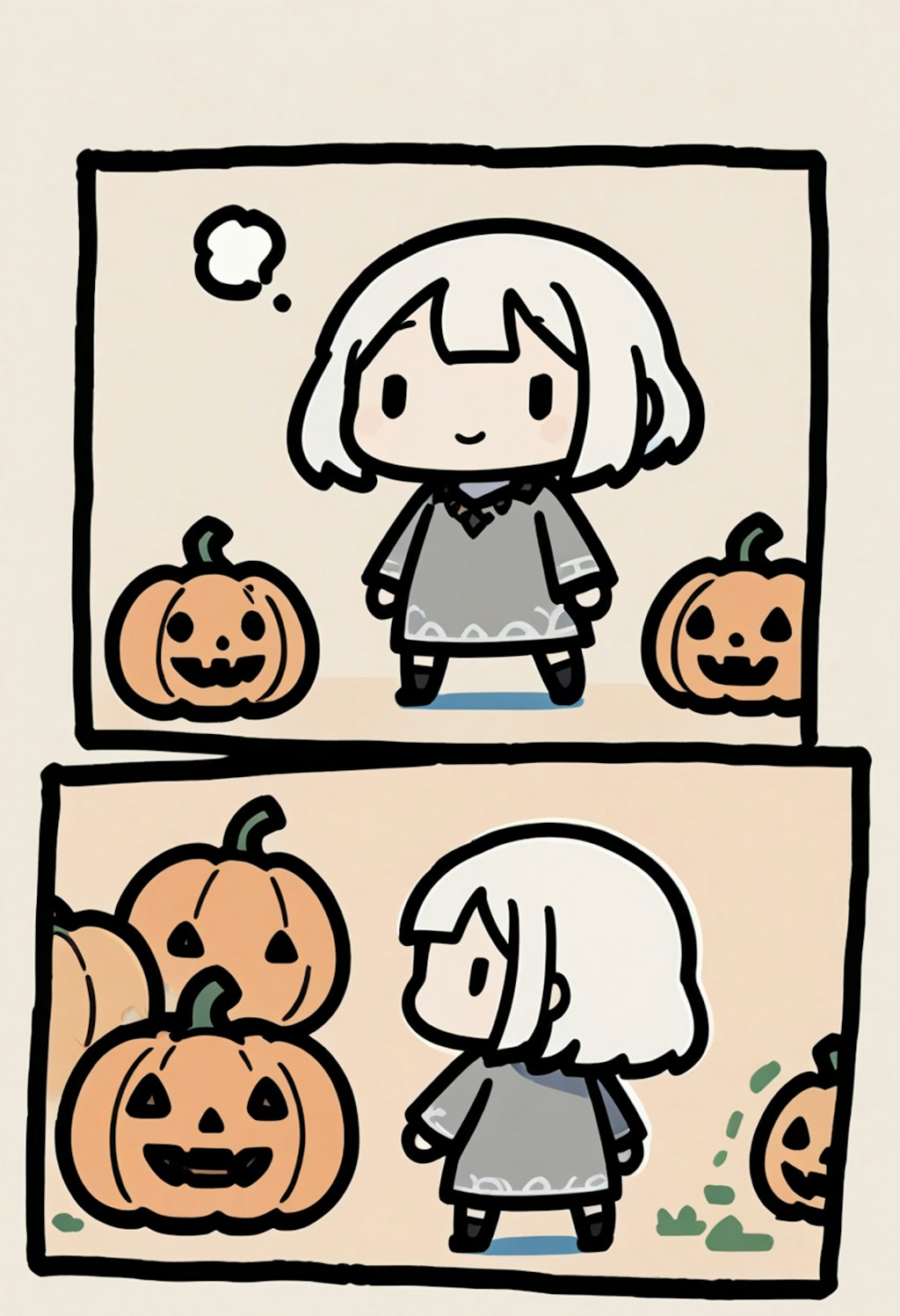 ハロウィン謎漫画