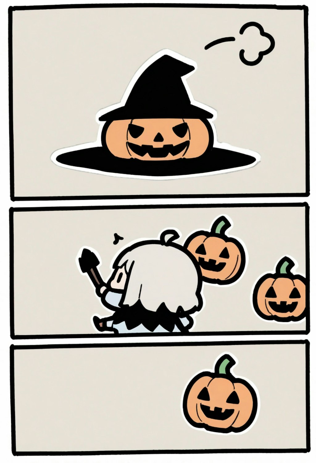 ハロウィン謎漫画