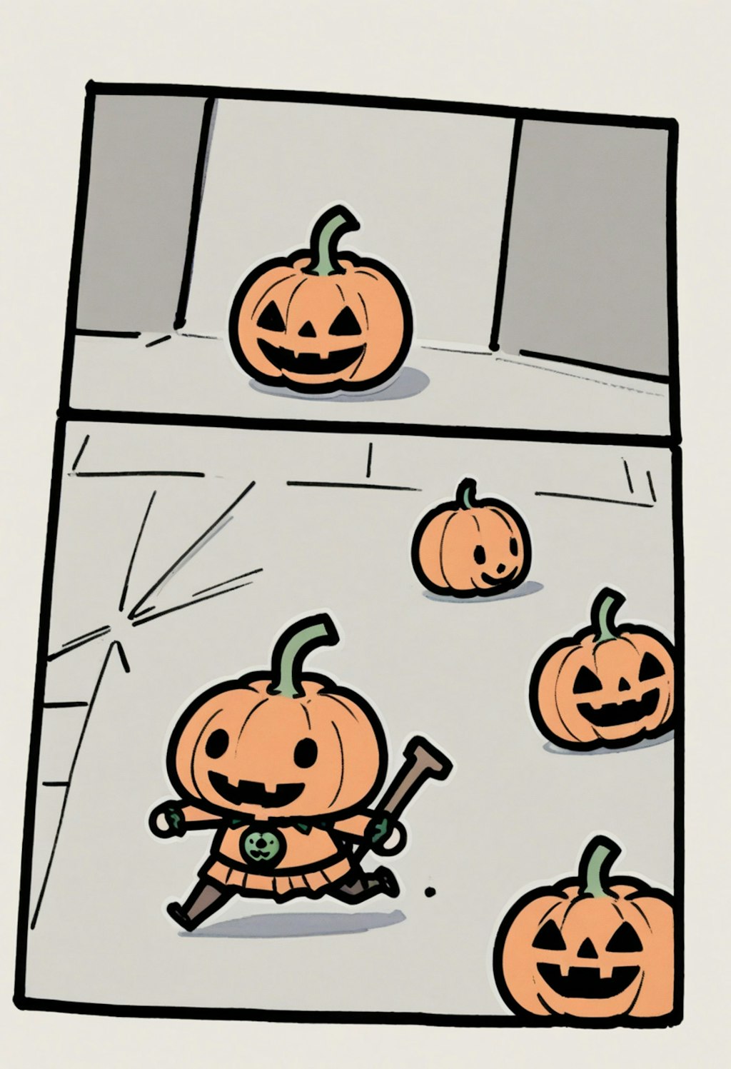 ハロウィン謎漫画