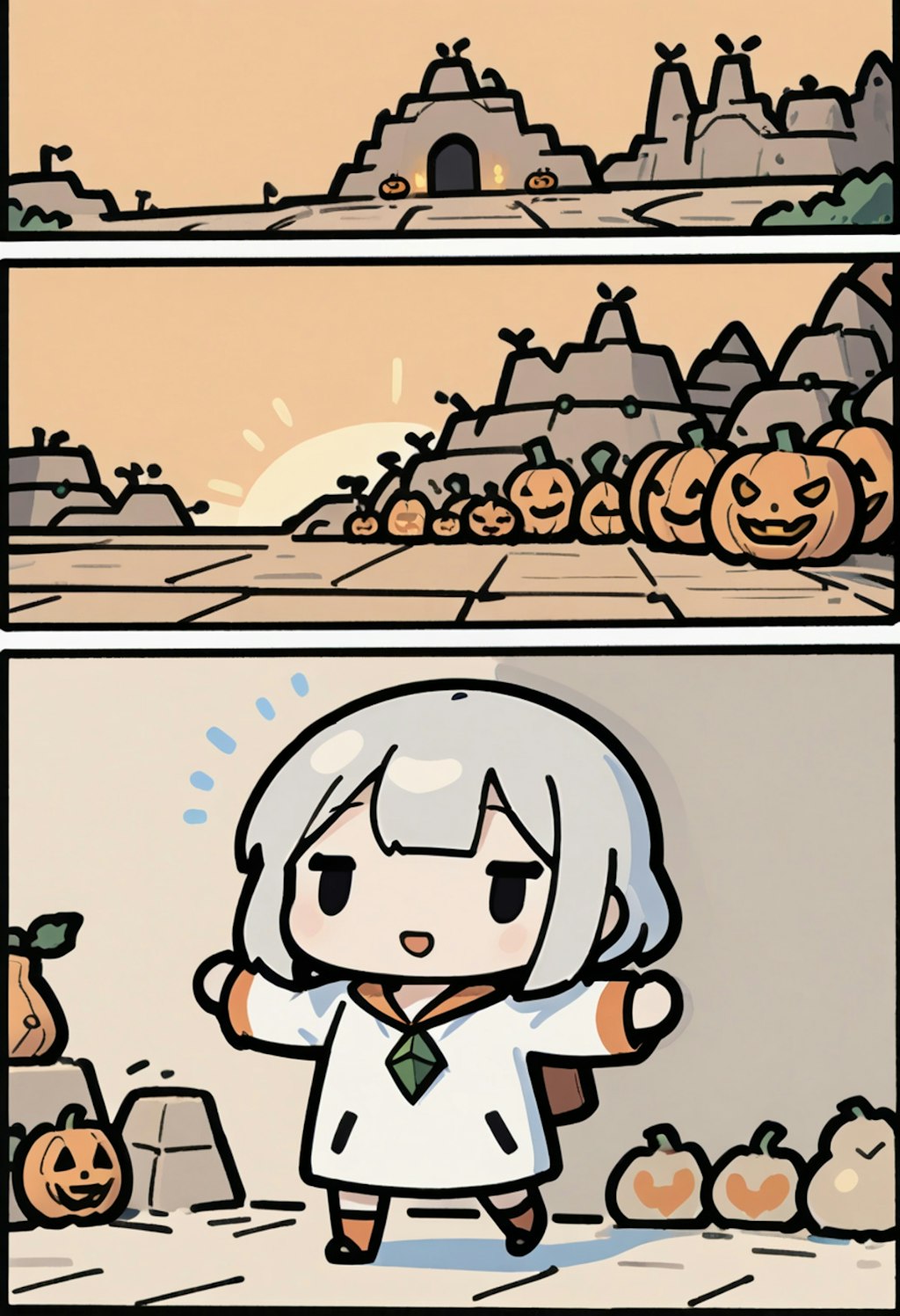 ハロウィン謎漫画