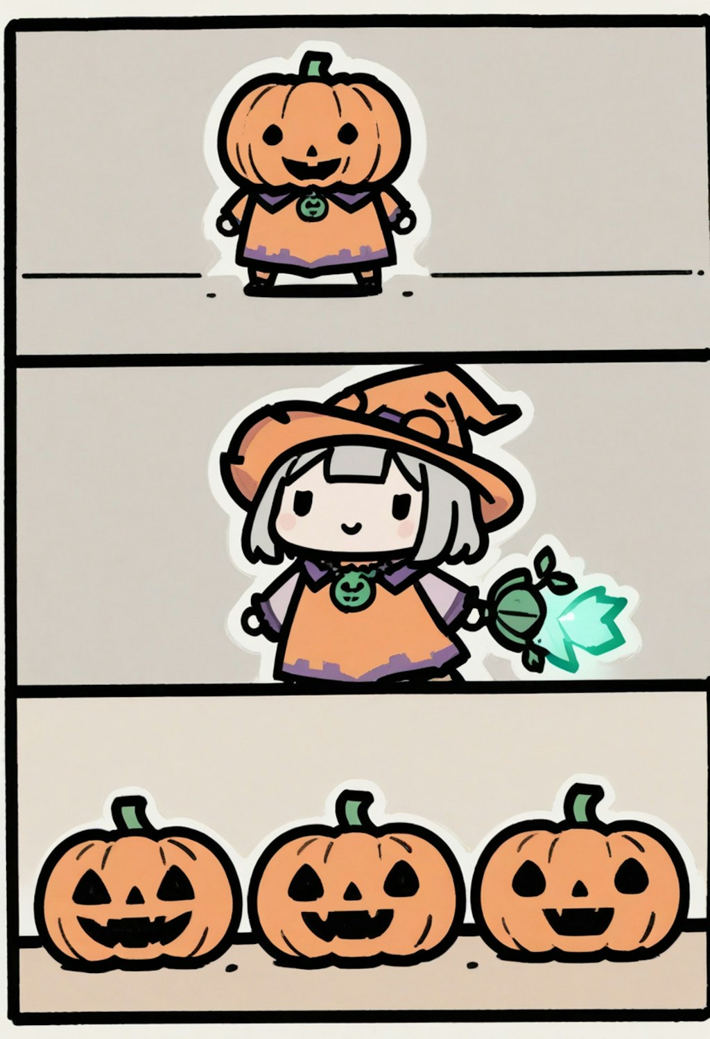 ハロウィン謎漫画