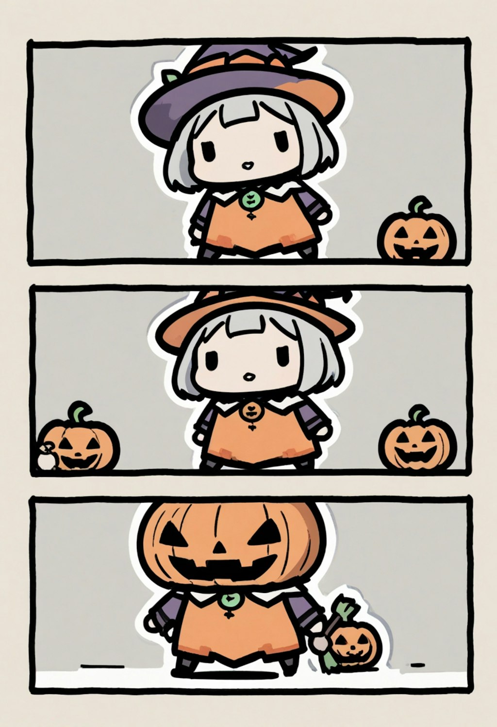 ハロウィン謎漫画