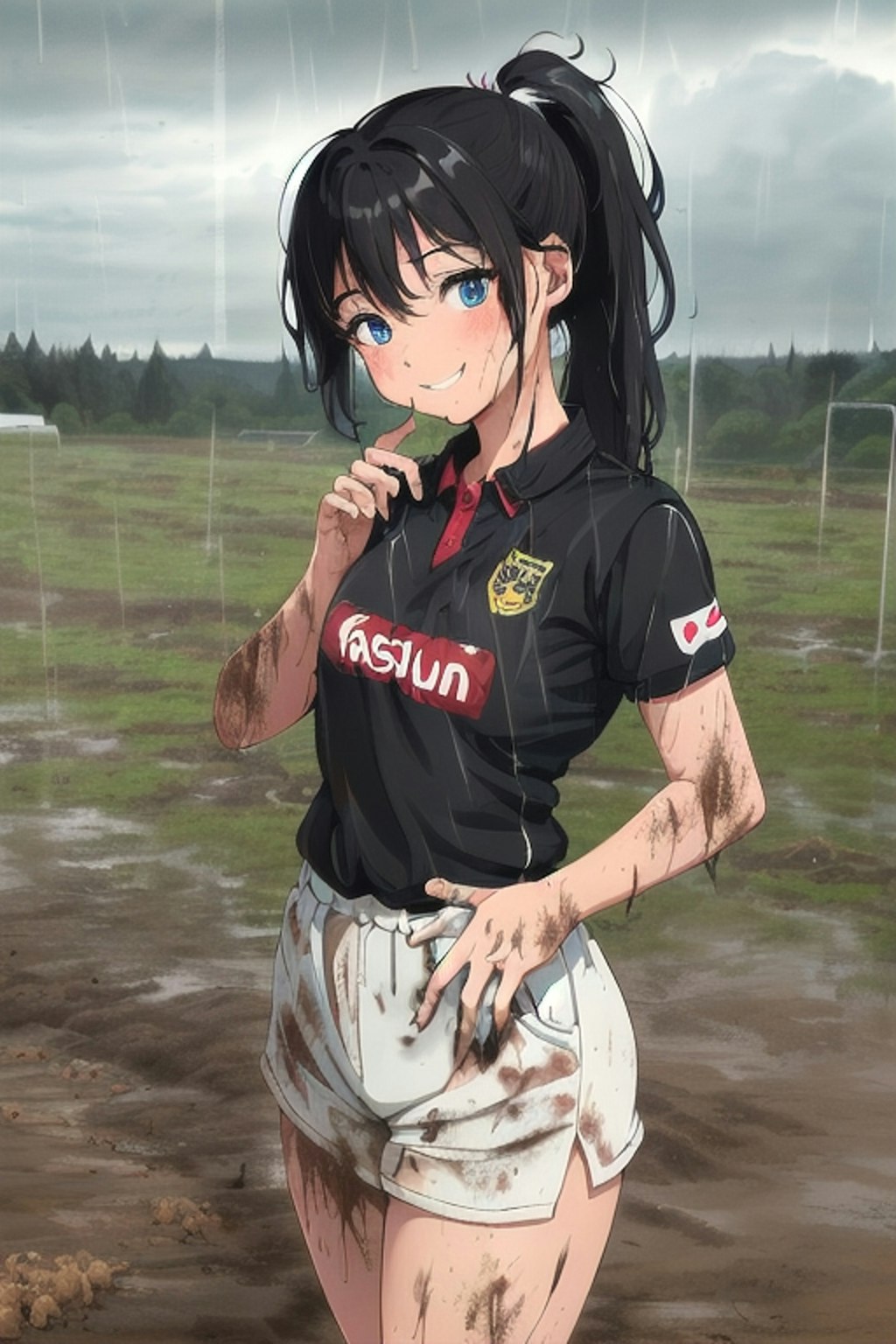 🏉泥まみれの女子ラグビー 80