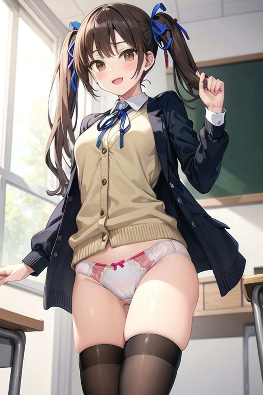 School twintails girl