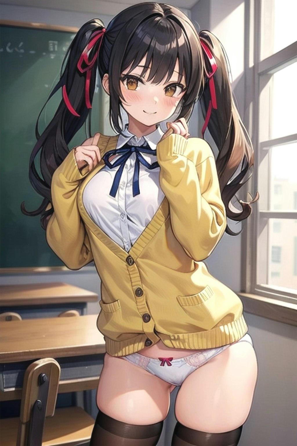 School twintails girl