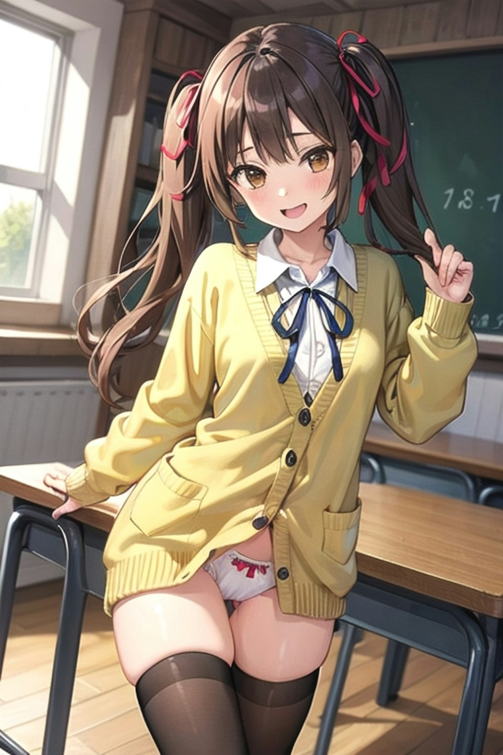 School twintails girl