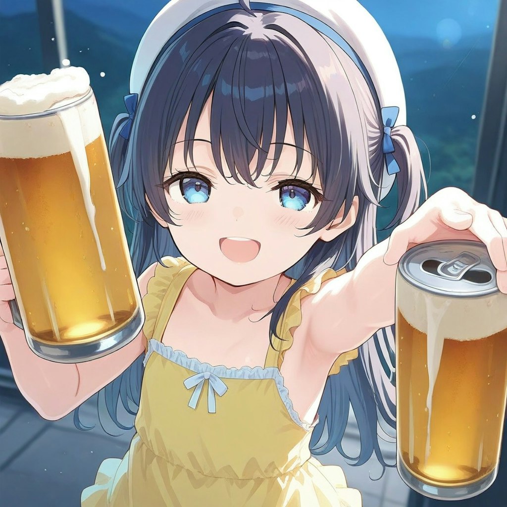 UNICORNでビール出力テスト