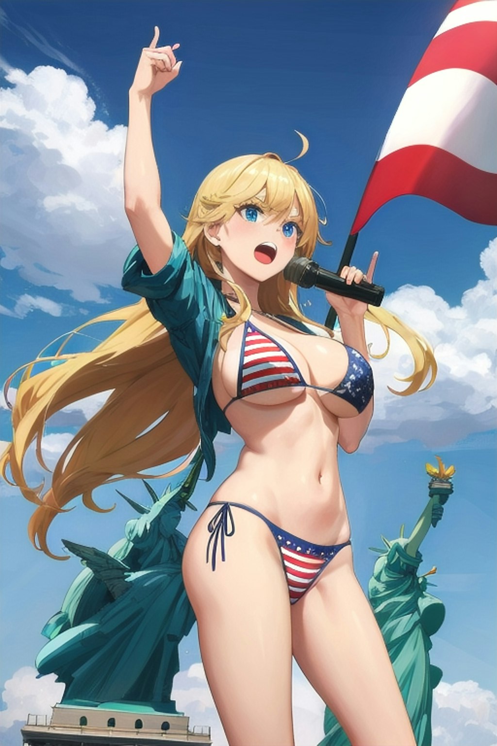 ♠️🇺🇸大統領記念で🇺🇸👙な🗽