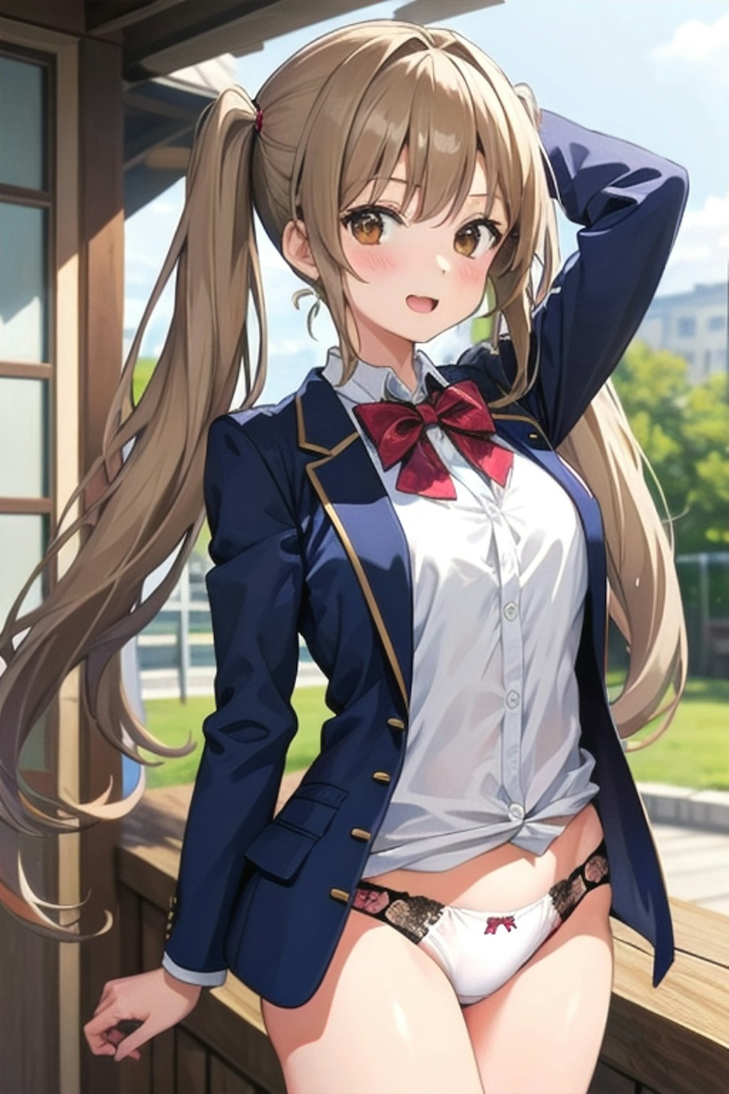 School twintails girl